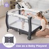 Costzon 3 in 1 Pack and Play with Bassinet, Portable