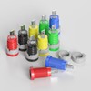 Cleqee 10PCS 4mm Banana Female Jack Panel Mount Socket Binding