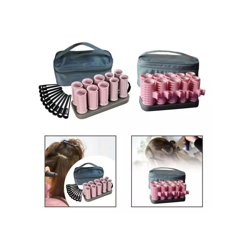 10개입 열전도 헤어롤러 간편한 사용 클래식 빠른 가열 DIY 헤어스타일