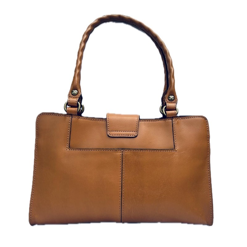 Patricia Nash Rienzo Satchel (Cognac)