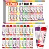 AZEN- Paquete de 24 bálsamos labiales, bálsamo labial natural a