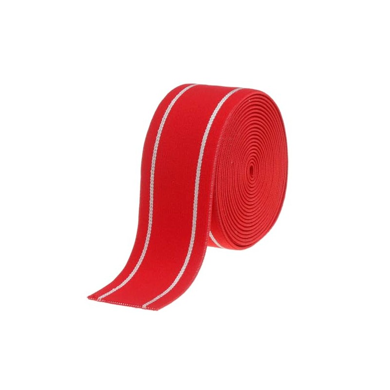 COTOWIN Nylon elástico suave (rojo, 1.5 pulgadas)