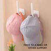 Baseball Hat Hanger Hook ABS Display Fixation Wall Mounted White