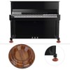 4Pcs Piano Foot Pads Upright Piano Caster Cup ABS Casters