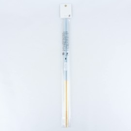 Ogishi Tadashi Shouten Cooking Chopsticks Long Bamboo Wood Saibashi 13 Inches Made in Japan (Light Blue)