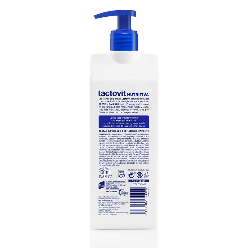 Lactovit Moisturising Cream for Normal and Dry Skin 400ml -