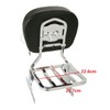 XFMT Chrome Backrest Sissy Bar W/Luggage Rack Compatible with Harley