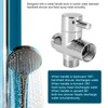 3Way Faucet Diverter Valve Bathroom Shower Parts for Handheld Showerhead