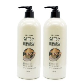 Lacvert Body Exfoliating Skin Peeling 500ml + 500ml Exfoliating / 라끄베르 때밀이 바디필링 살국수 500ml+500ml때필링