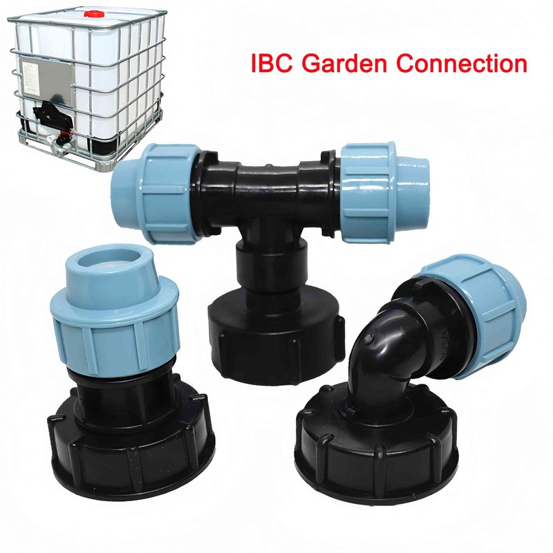 MACHSWON s60x6 Adapter IBC Tank Thread Connector for Mdpe Water
