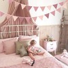 2Pack Dusty Pink Bunting Banner Nursery Garland Blush Pink Double