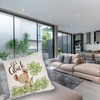 Mouse Cushion with Saying Viel Glück ein Comfortable Decorative Cushion