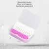 Jiawu Cepillo Interdental, 200 Cepillos Dentales de Silicona Suave para