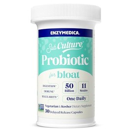 Enzymedica Probióticos SubCulture para gases e hinchazón, 50 mil millones de UFC, favorecen la salud inmunitaria y digestiva, la regularidad...       