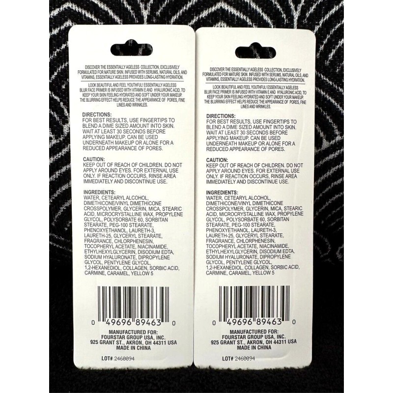 IONI COSMETICS 🌺2pk B PURE ESSENTIALLY AGELESS BLUR FACE PRIMER
