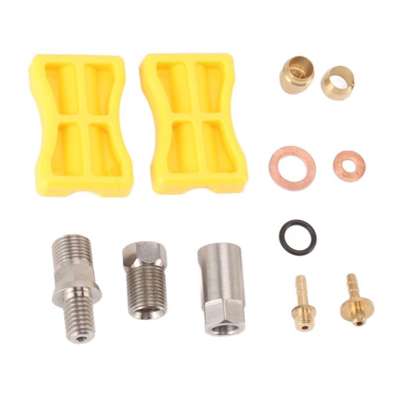 Bike Brake Hose Connector Aluminum Alloy Hydraulic Brake Hose Straight
