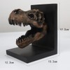 Tyrannosaurus Rex T-Rex Skull Bookend Decorative Book Decor,Home Decorative Resin