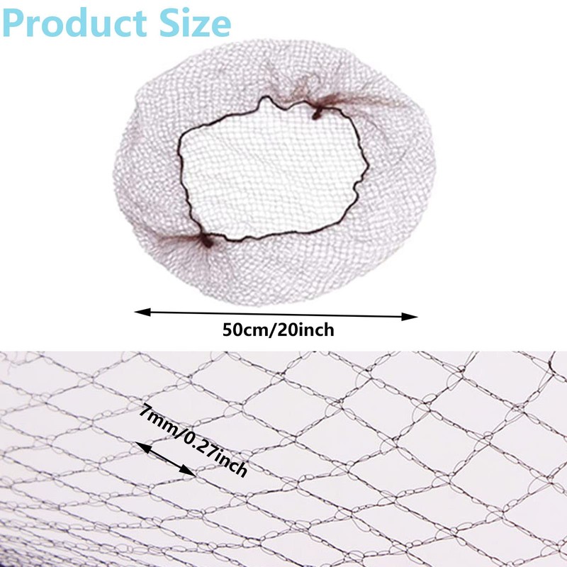 Invisible Hair Nets, 25 Pcs Hair Nets,Elastic Edge Mesh, Hair