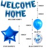 Baby Shower Decorations for Boy, Blue Banner Star Balloons welcome