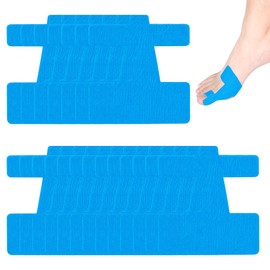 GXGM 20 Pezzi Tutore Alluce Valgo Correttivo,Alluce Valgo,Cerotti Per Supporto E Protezione,Altamente Elastici,Traspiranti,Fasciatura Di Sostegno(Blu)