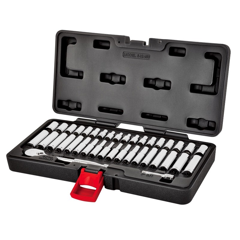 Powerbuilt 642450 38 Piece 1/4-inch Drive Mechanics Tool Set -