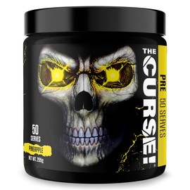 JNX Sports The Curse Pineapple Shred Pre-Workout Powder, 50 Servings