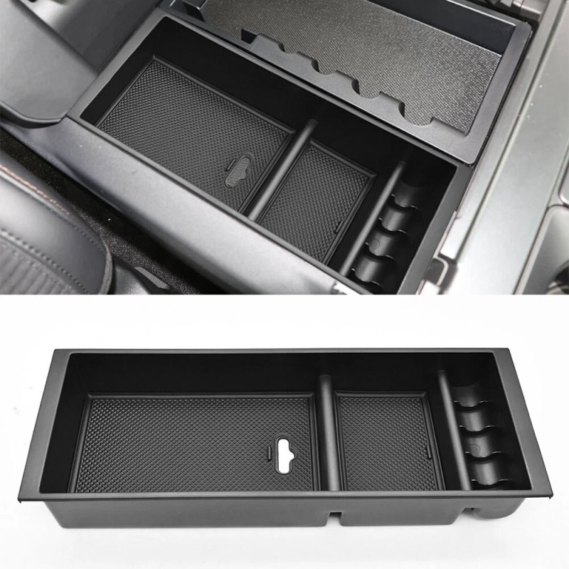Unbranded Center Console Armrest Organizer Insert Tray Storage Box For