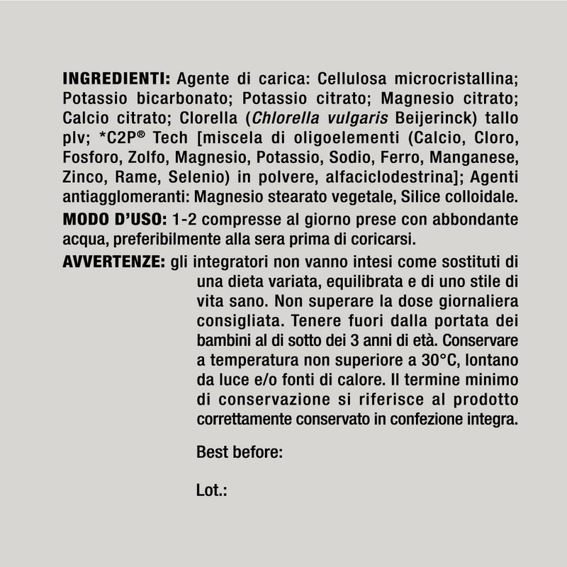 NUTRIVA Basival Detox, integratore alimentare a base di Sali minerali