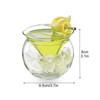 2pcs Martini Glass Round Base Cocktail Glasses Cup For Party
