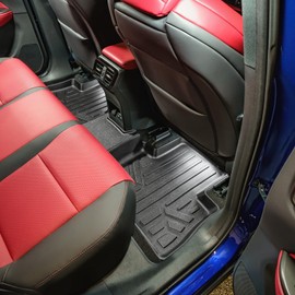 SMARTLINER Custom Fit All Weather Floor Mats 2nd Row Liner Compatible with 2022-2025 Lexus NX
