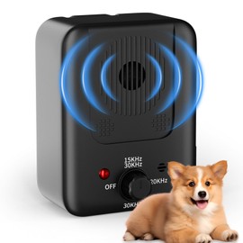 Anti Bell Device Dogs, 3 Modes Anti-Barking Ultrasonic Device, 33 ft Range Dog Barking Deterrent Bark Box for Indoor Outdoor Dog Barking Silencer Safe for Small Large Medium Size