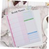 GRIRIW 2Pcs Weekly Planner Notepad Tear Off Memo Pad for