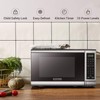 BLACK+DECKER EM720CB7 Digital Microwave Oven with Turntable Push-Button Door, Child