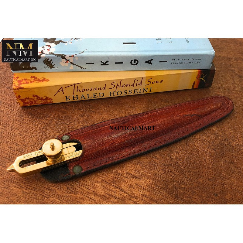 Proportional Divider 6 inch with Leather case- 6" Full Brass