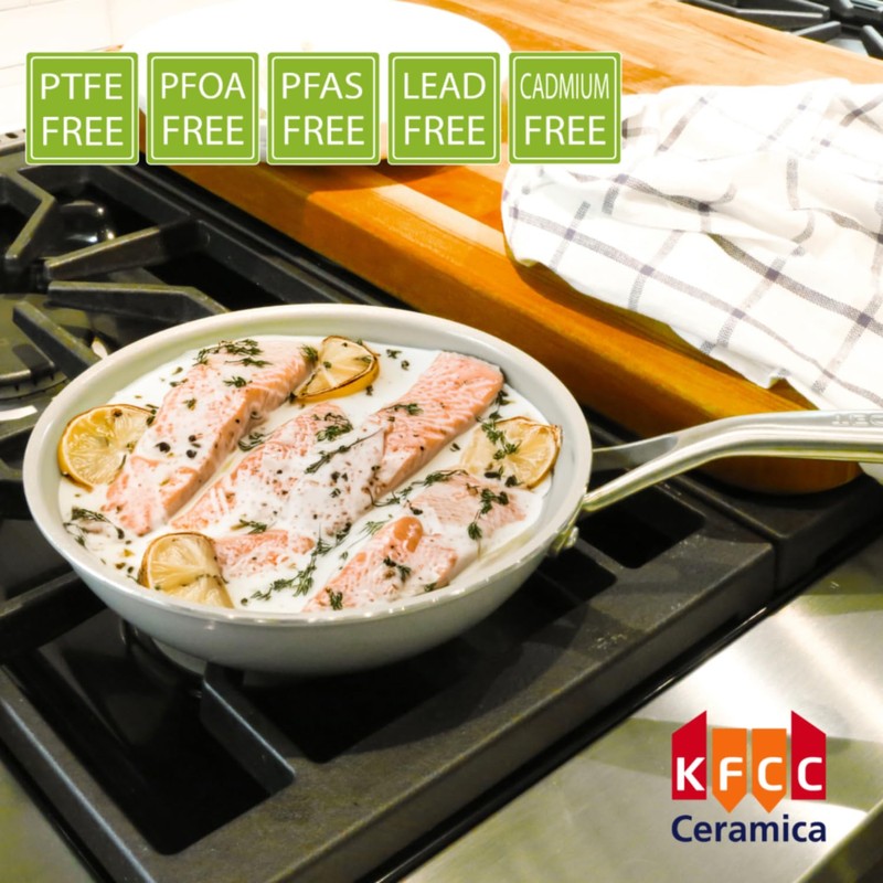 TECHEF - CeraTerra - 8 inch Ceramic Frying Pan –