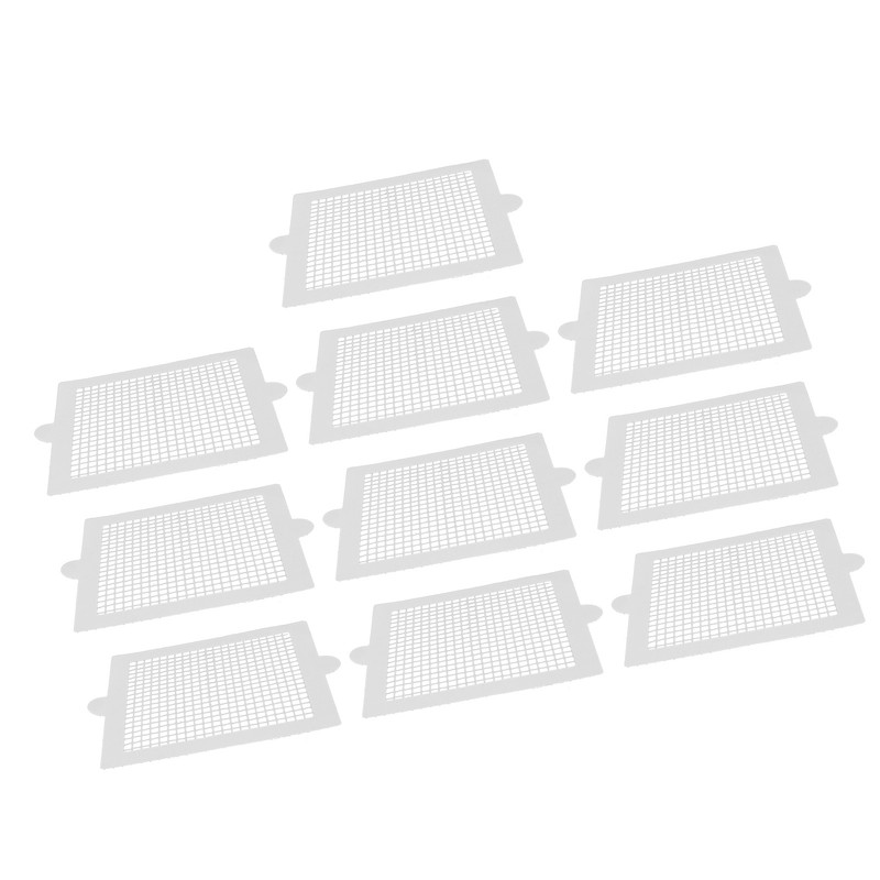 10pcs Disposable Hair Catchers Multipurpose Efficient Quadrate Waterproof Strong Adhesive
