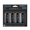 NICEBATT CR123A 3V Lithium Battery, 1500mAh Long-Lasting for Cameras and
