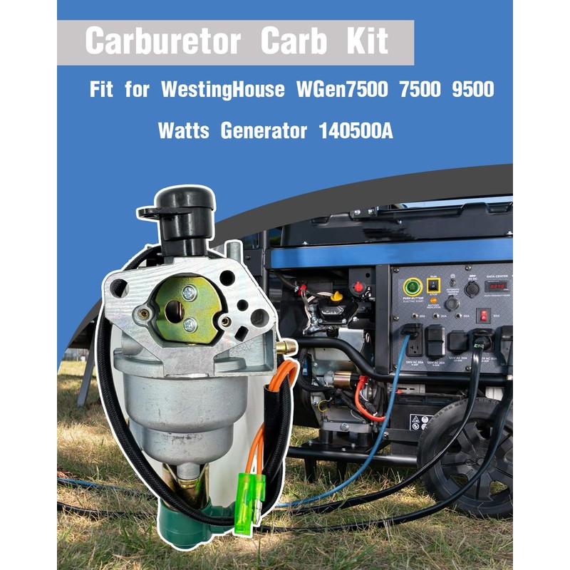 OWNDR Carburetor Carb Kit Fit for WestingHouse WGen7500 7500 9500