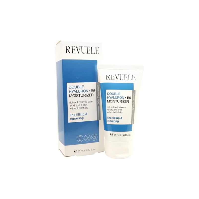 REVUELE SKIN ELEMENTS CREMA HIDRATANTE DOBLE HYALURON + B5 50ML