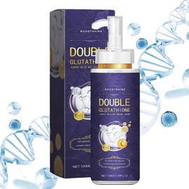 2 PCS Glutathione Serum,Skin Brightening Face Serum,Glutathione Ser um for Face with KOJIC ACID and Niacinamide,Hydrating EssenceReduce Dark Spot & Improve Skin Tone Large-capacity 100 ML