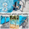 Pool Ladder Escutcheon Plates, Cover Plates & Trim Rings for