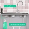 Soap Dispenser for Kitchen Sink, Built in Sink Soap Dispenser,