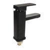 Sink Faucet Black Single Handle Single Hole Cold Stainless Steel