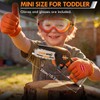 KidBloom Mini Toy Chainsaw with Sound, Kids Tools Set with