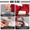 SILVERDEW 7PCS Shoe Cleaning Kit 2 Bottles Shoe Cleaner Complete