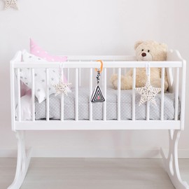 Kisangel Baby Toys for Crib and Stroller Geometric Shape Educational Sensory Plaything for Toddlers