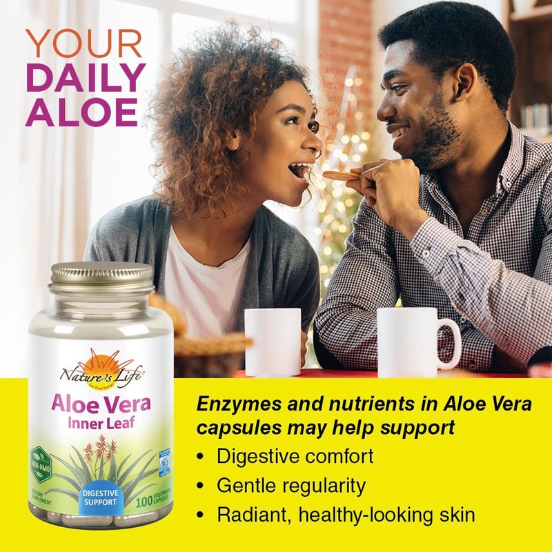 Nature's Life Aloe Vera Inner Leaf | Skin Health, Digestive