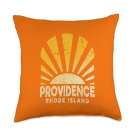 Providence RI - Sunny Providence Rhode Island Throw Pillow