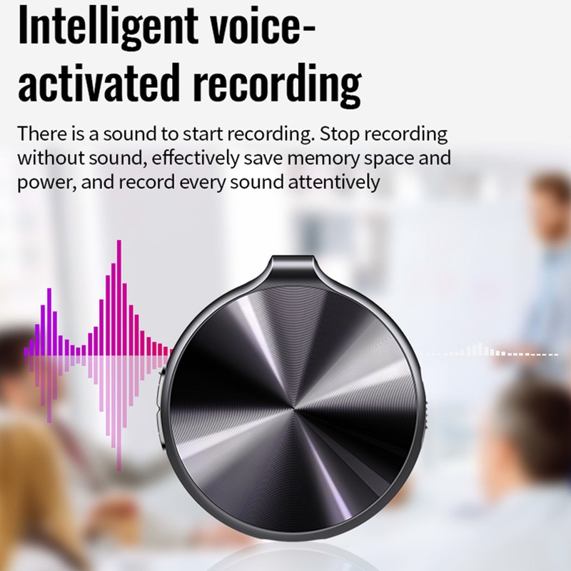 Digital Voice Recorder Strong Magnetic Voice Activated HD Noise Reduction