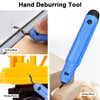 TuoYi Deburring Tool with 10 High Speed Steel Blades, Deburring